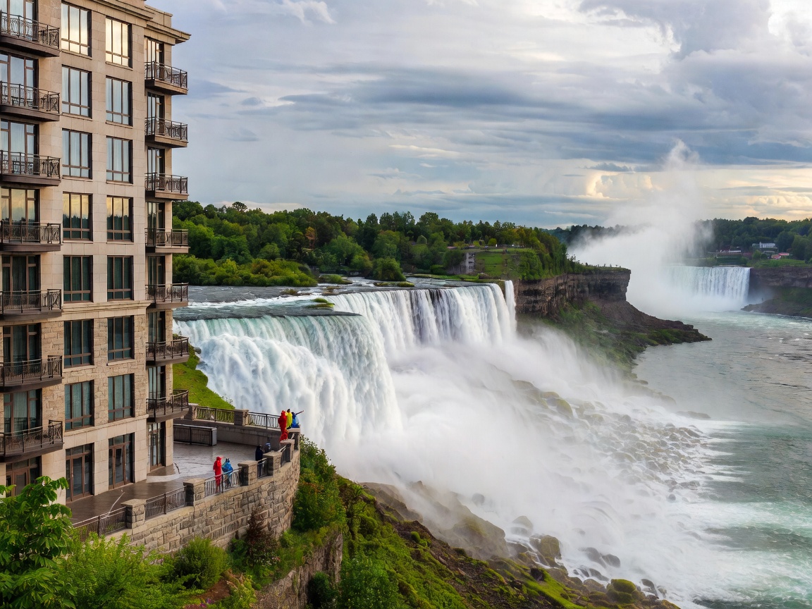 Fallsview Resort overlooking Niagara Falls